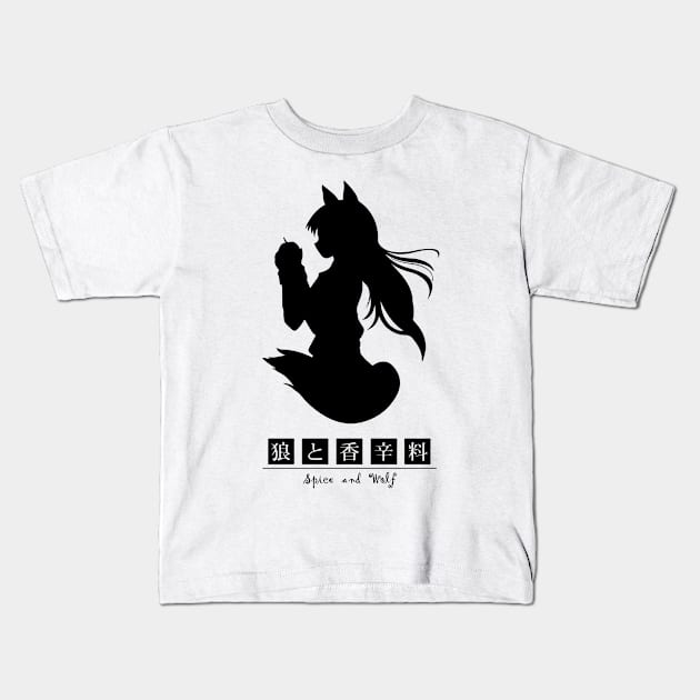 Spice and Wolf Kids T-Shirt by Tazlo